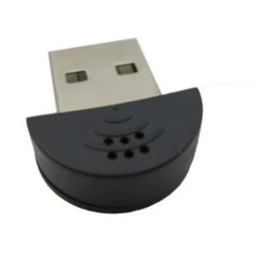 USB мини-микрофон с простым подключением и вариантом Plug-and-Play, 360° всевектор, ноутбук/ПК, компактный 6.5 см