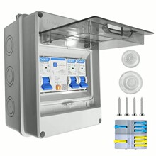 HT-5塑料配電箱IP65防水箱空開盒防風回路箱戶外充電樁布