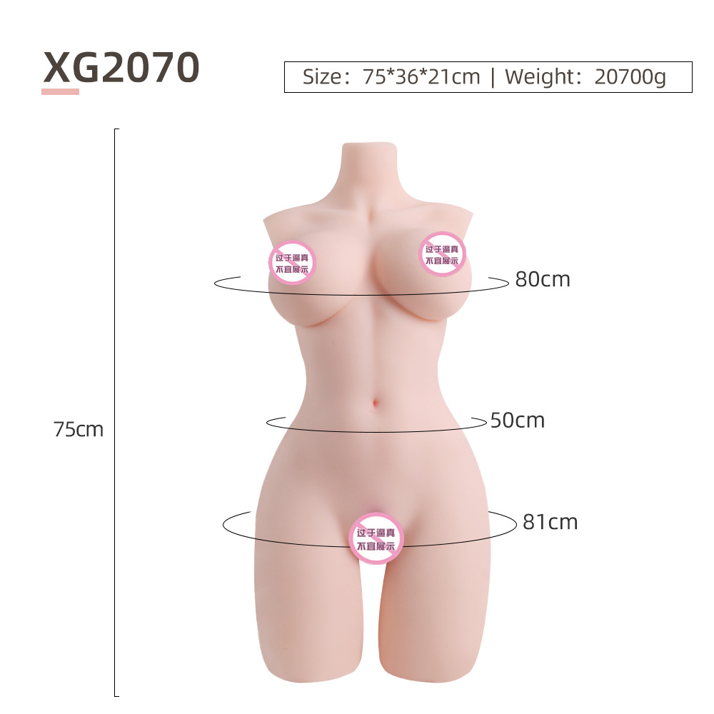가슴이 있는 반신 몰드 20.7kg (메인 사진)
