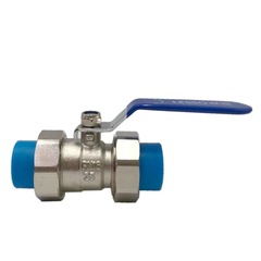 聯塑PE給水雙活接球閥（承口連接）Ⅱ 20 25 32 等規格聯塑PE球閥