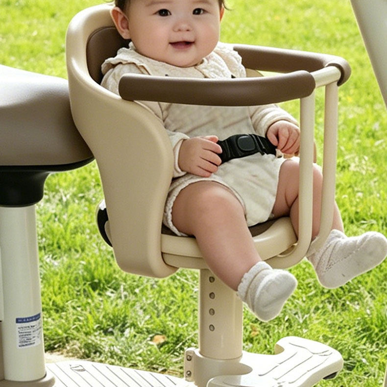Electric Vehicle Front-Mounted Child Seat, Thickened, Fully Enclosed, Shock-Absorbing, Anti-Fall, Anti-Collision, Adjustable Baby Safety Seat
