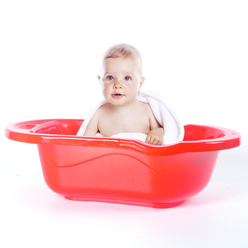 BB4C wholesale wedding supplies rectangular red bathtub baby bathtub large baby newborn wash