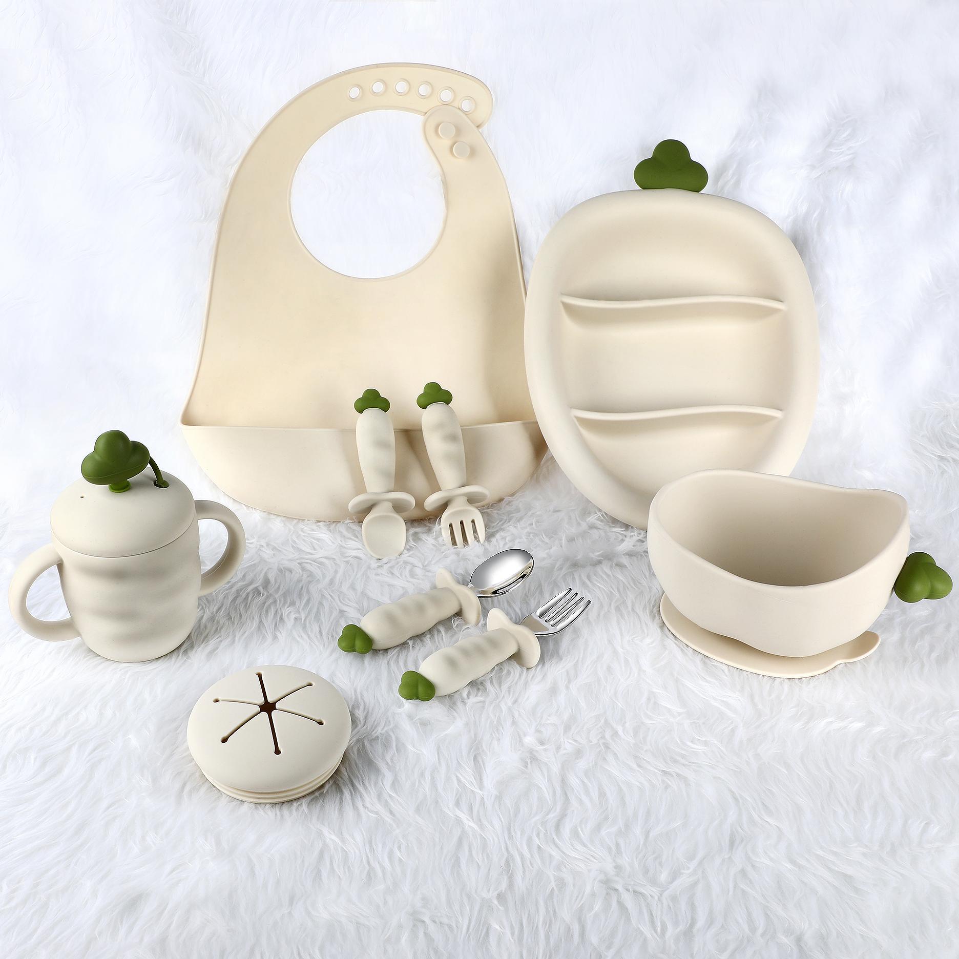 Carrot Feeding set-White