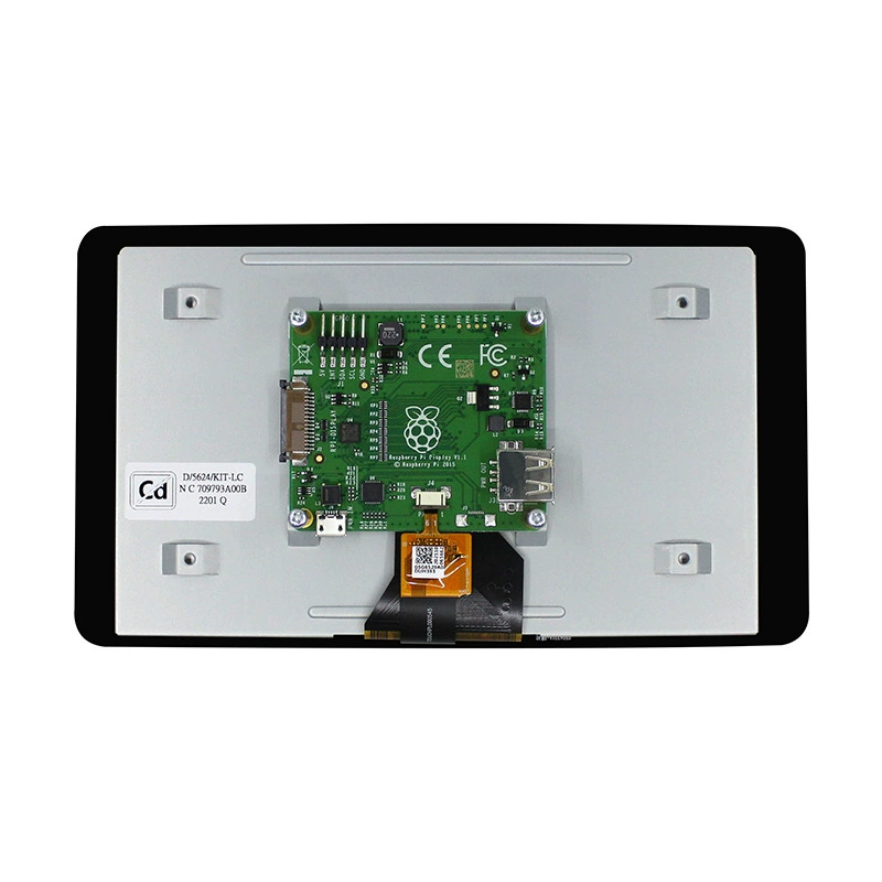 7-дюймовый ёмкостный сенсорный экран для Raspberry Pi 5/4B, Touch Display 2 DSI сенсор