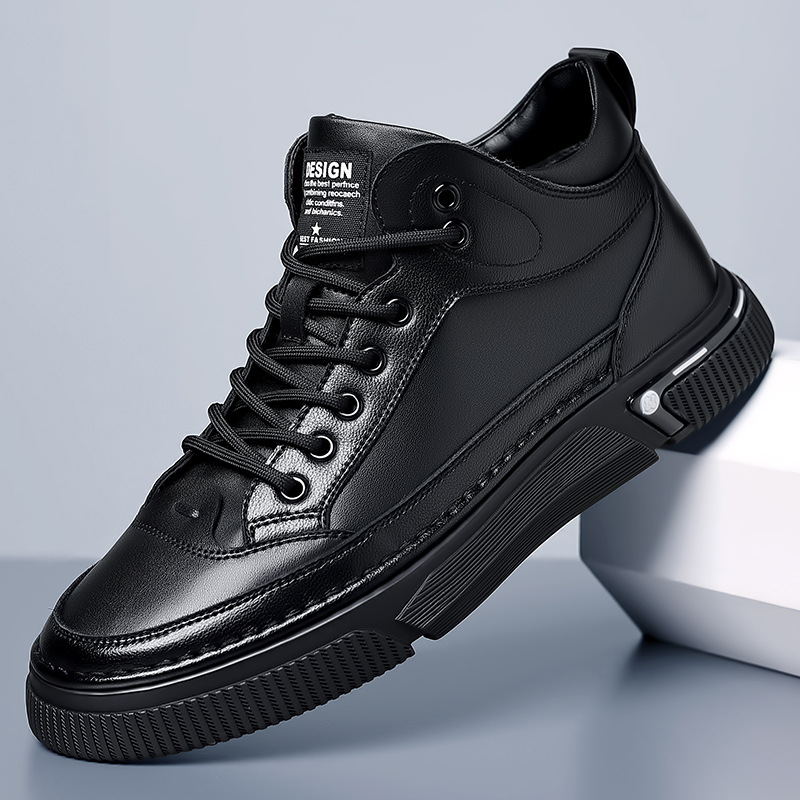 Demi-season trend sneakers for leisure with zipper