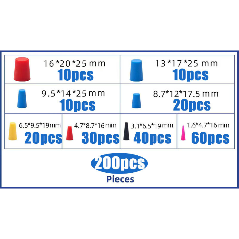 Amazon シリコンプラグクロスボーダーテーパープラグ電気メッキスプレー塗装粉末防塵シールゴム防水プラグゴムキャップ|undefined