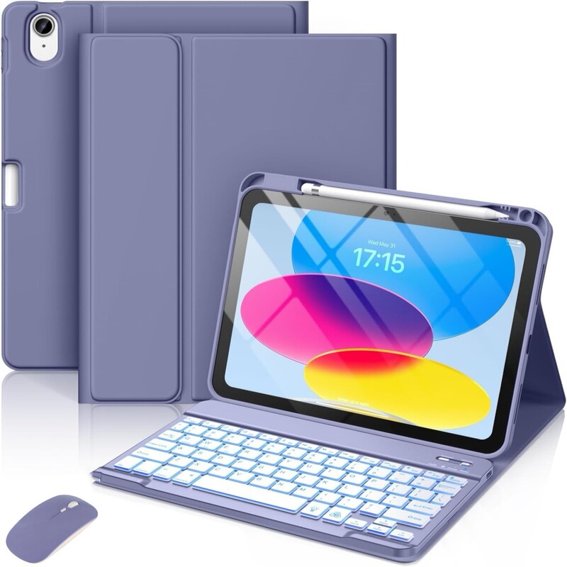 适用 iPad110.9代平板电脑保护壳air可拆卸发光蓝牙键盘pro皮套|undefined