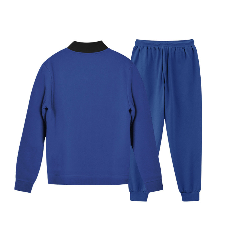 700g Weight Long Sleeve Sleeve Length Cotton Blend, Polyester Fabric Type Pants Sets Sets Type 2 Pieces Set Quantity Casual Occasion Collarless Neckline Regular Fit Fit Type Solid Color Pattern Spring, Autumn Season Men's Gender Simple Style Style Casual Men's Simple Style Solid Color Cotton Blend Polyester Pants Sets 8