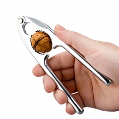 Kitchen tool shell remover zinc alloy walnut cracker multi-functional walnut cracker double-mouth walnut clipper walnut cracking tool