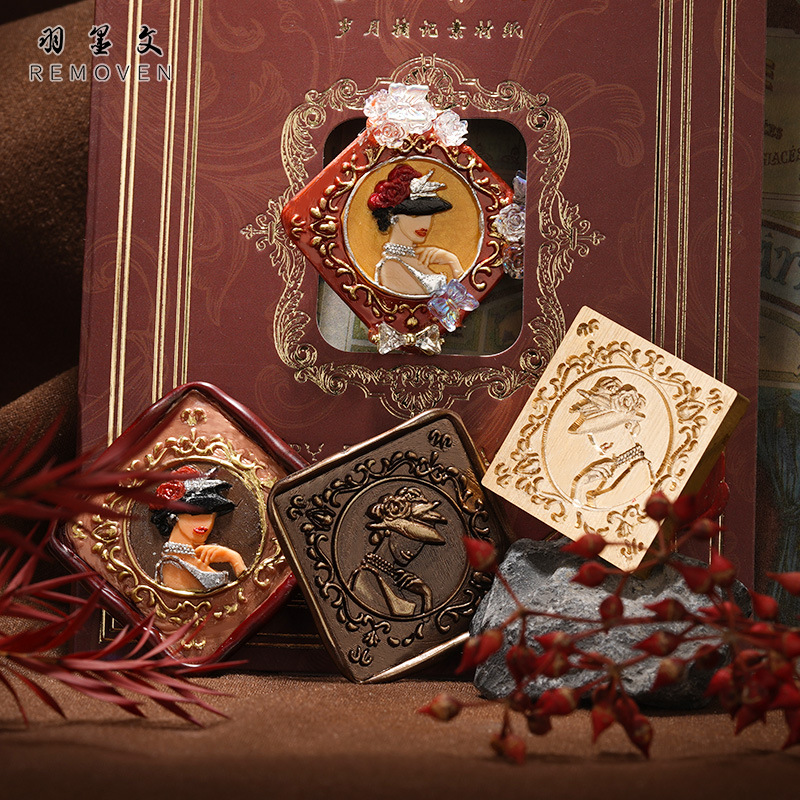 原創火漆印章娛樂圈系列DIY手賬手工封印賀卡請柬火漆印章