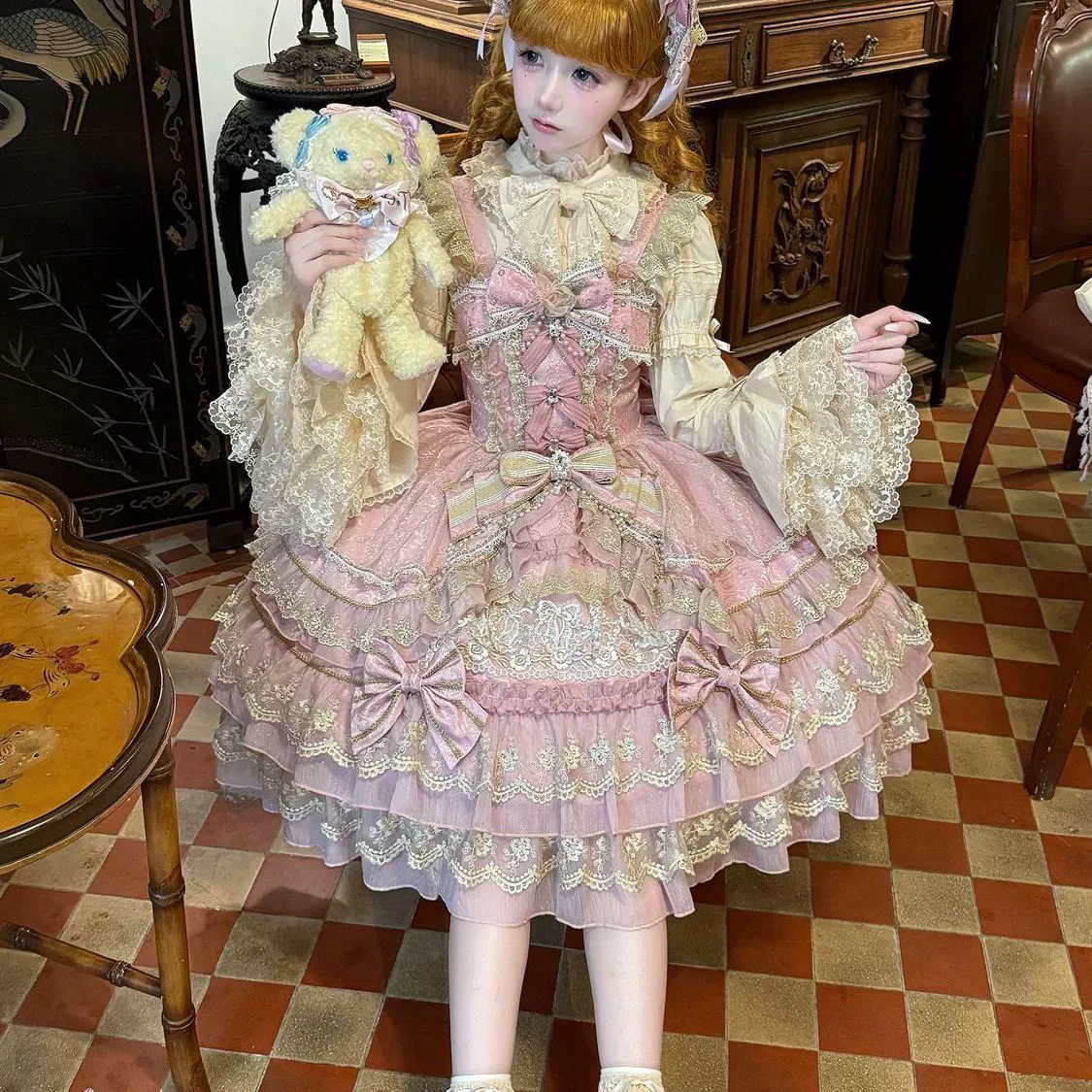 Оригинальный дизайн летнее платье, юбка, стиль Lolita, Lolita Jsk