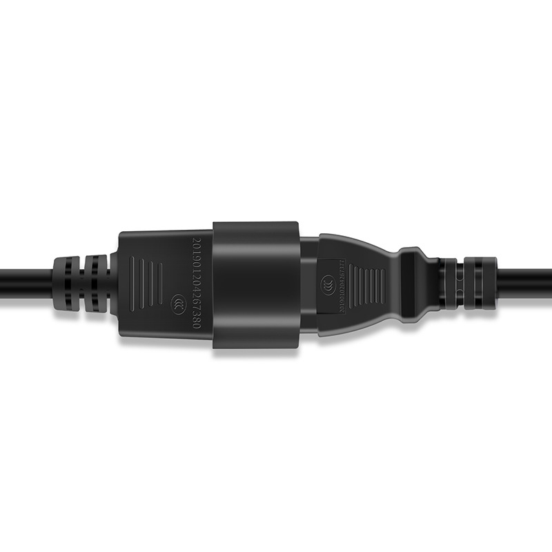 3C certificó C13-C14 cable de extensión macho-hembra cable de alimentación de pantalla a color cable de alimentación macho-hembra