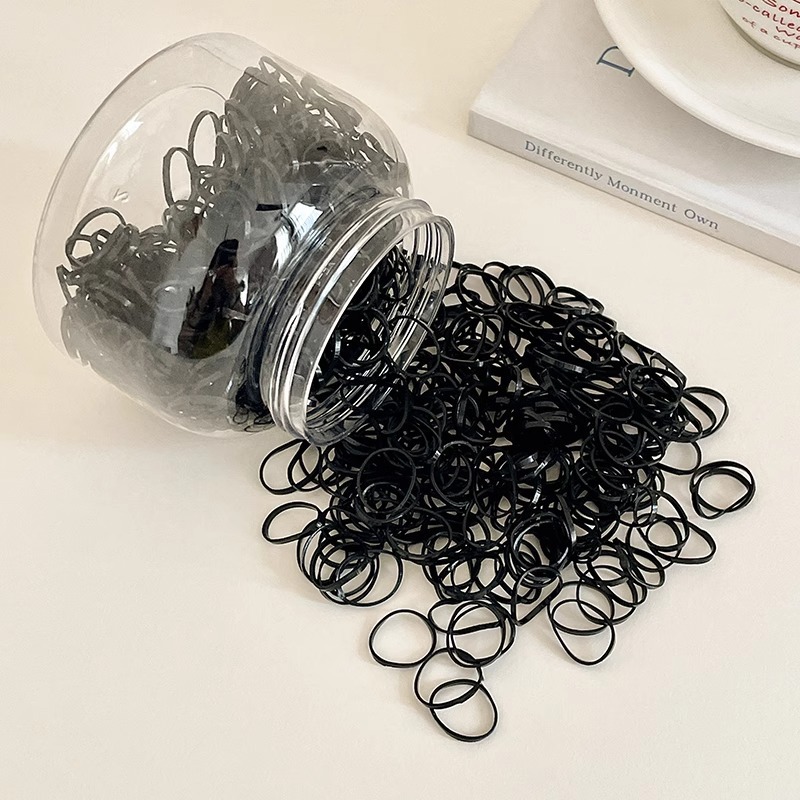 Caricatura encantadora anillo de pelo pulgar no daña el cabello de los niños correa de correa pequeña cuerda de cabello para niñas cuerda de cabello