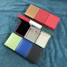 热卖促销款直角充皮纸首饰盒时尚饰品包装盒吊坠盒项链盒批发多色