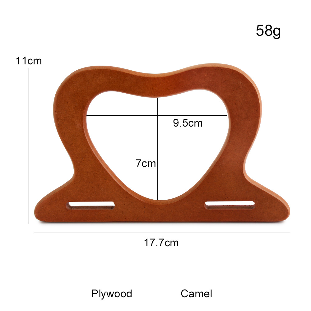 MDF, 홈이 있는 하트 모양 옷걸이, 낙타