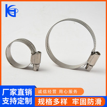 现货水管煤气管不锈钢喉箍 防滑耐用水管夹 201不锈钢德式卡箍