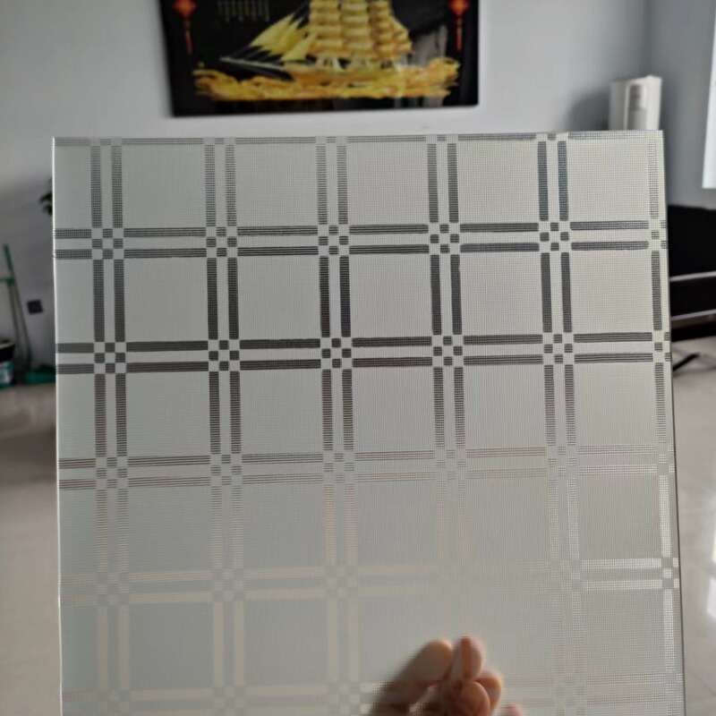 Supply of Milk Canvas Pattern Glass, Embossed Glass, Coated Glass, Size Can Be Changed, Wooden Box Packaging