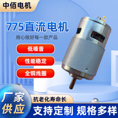 国境を越えた売れ筋 775 DC モーター 12V24V 全銅モーター ソース工場スポット ブラシ付きマイクロモーター