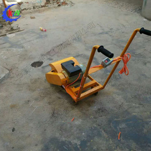 Hand-push electric steel plate derusting machine channel steel plate roof anti-corrosion refurbishment machine color steel tile decontamination grinding machine