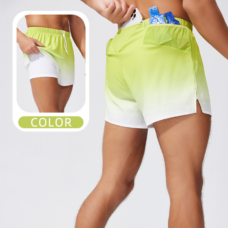 2026 pantalones cortos de doble capa para hombres y mujeres en verano transfronterizo pantalones cortos de baño relajados pantalones de playa para el ocio y los pantalones cortos de secado rápido