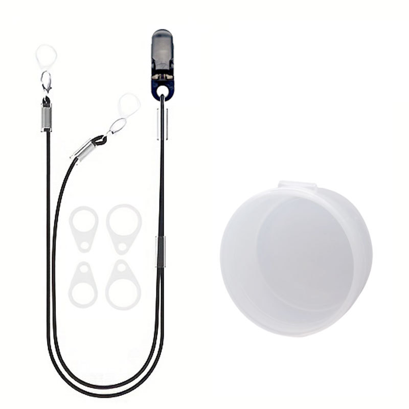 Audífono cuerda anti-perdida niños ancianos oído-espalda anti-caída cuerda de seguridad anti-Pérdida cordón cubierta protectora anillo de silicona image 9