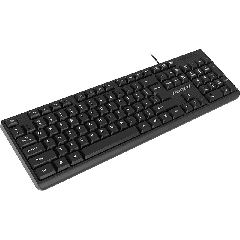 Kit de teclado y ratón cableado FV68 teclado y ratón de oficina de negocios portátil de escritorio teclado y ratón de oficina