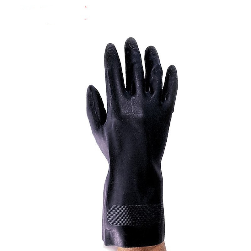 霍尼韦尔2095020氯丁橡胶防化手套 耐强酸碱手套 耐油防腐蚀手套