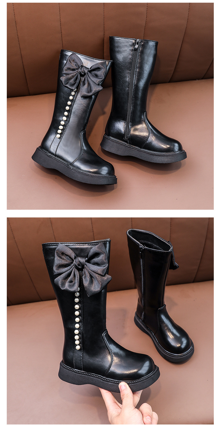 Girl's Streetwear Solid Color Round Toe Martin Boots display picture 3