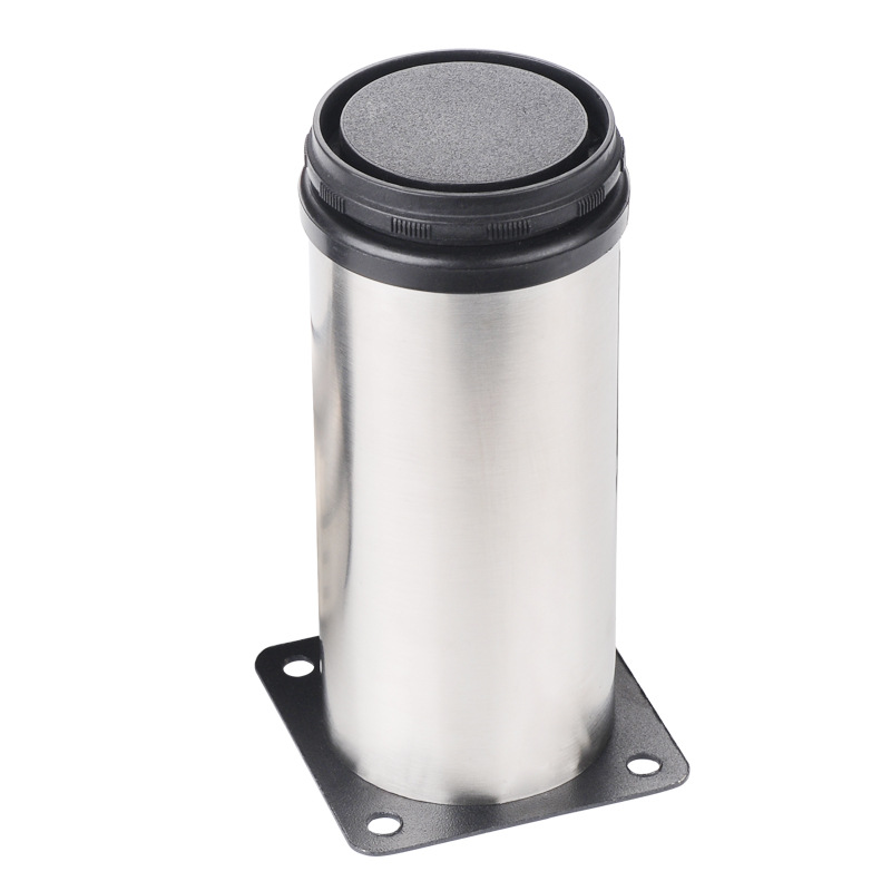 Acero inoxidable ajustable pie de soporte muebles de cabezal de cama mesa de té estiramiento elevación almohadilla de base alta alargada columna de soporte