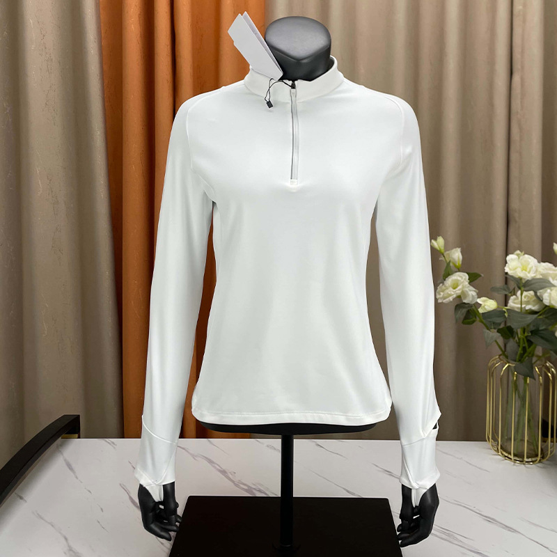 Dijia store's same style women's long-sleeve spring and autumn outdoor four-way stretch sports casual sweatshirt yoga running top