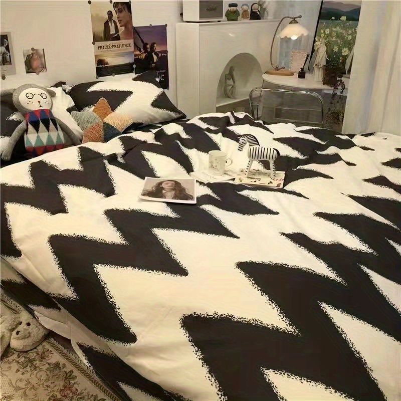 ins北欧简约亲肤床上四件套被套床单学生宿舍用品单双人三件套