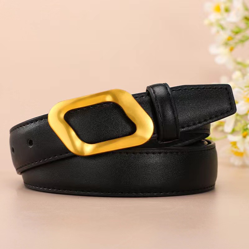 Arco de Triunfo cinturón de las mujeres nuevos pantalones vaqueros con cinturón de cuero genuino de las mujeres de moda todo partido decorativo de las mujeres de piel de vaca