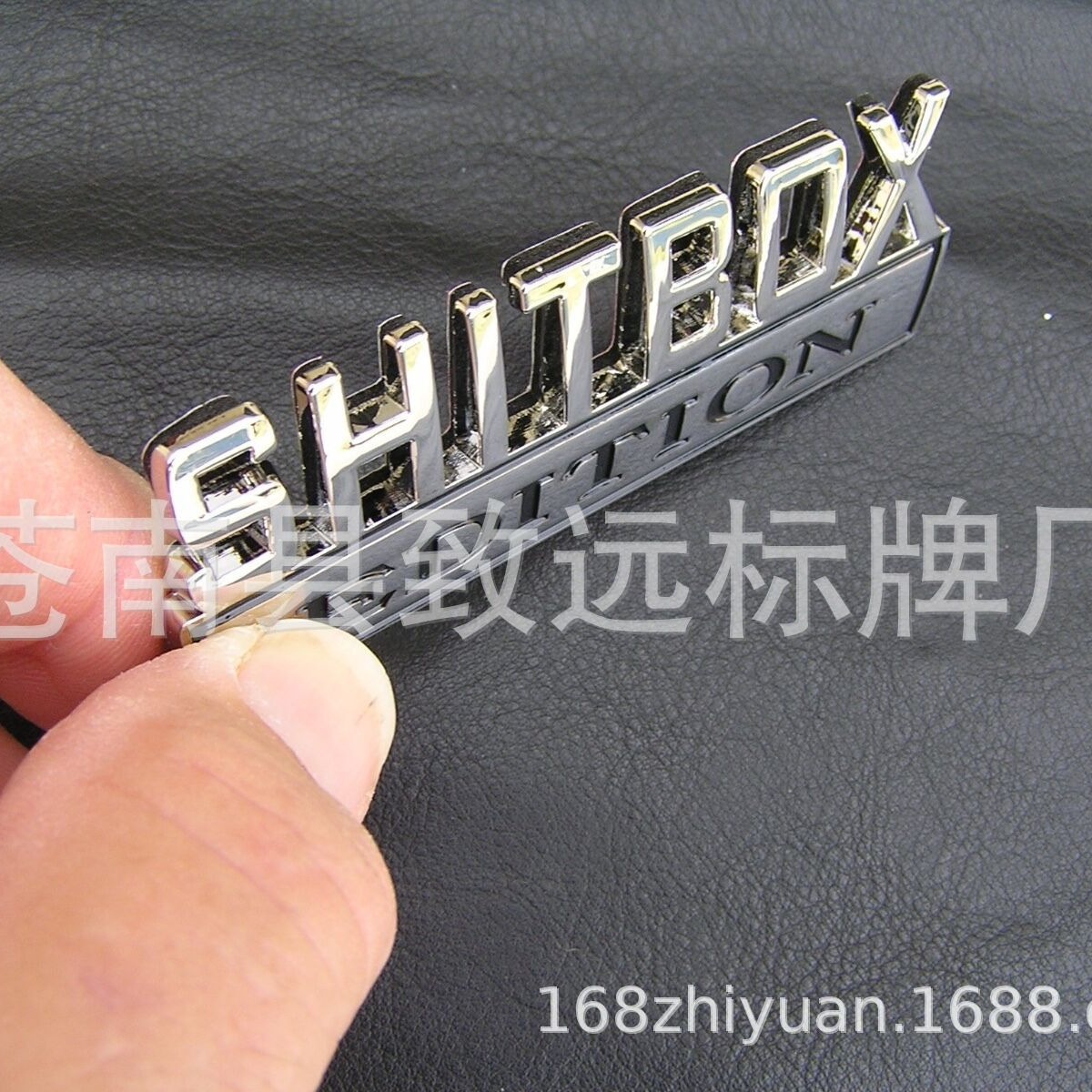 新款BOX EDITION  车贴 ABS电镀车标  塑料标牌 粘粘式车身贴