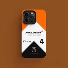 外国貿易モデルF1-4番MCLARENフィルム一体型スマホケース Apple 17/16pm/13、Samsung対応