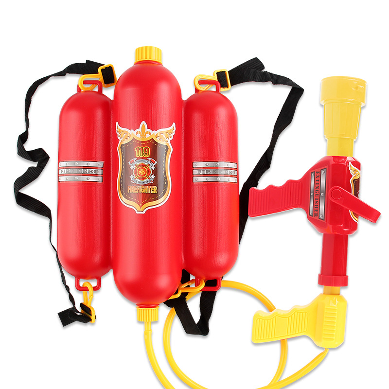 소방 물총 (빨간색 총/영문 카드 헤더) 375.8g, 부피 무게 1.02