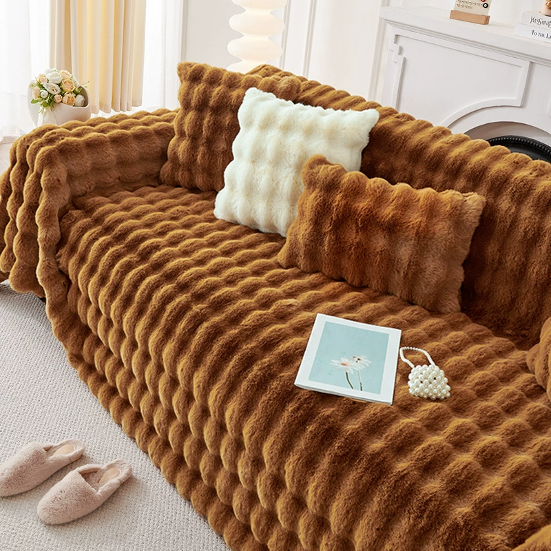 Plush universal non-slip sofa four seasons, increased thickness