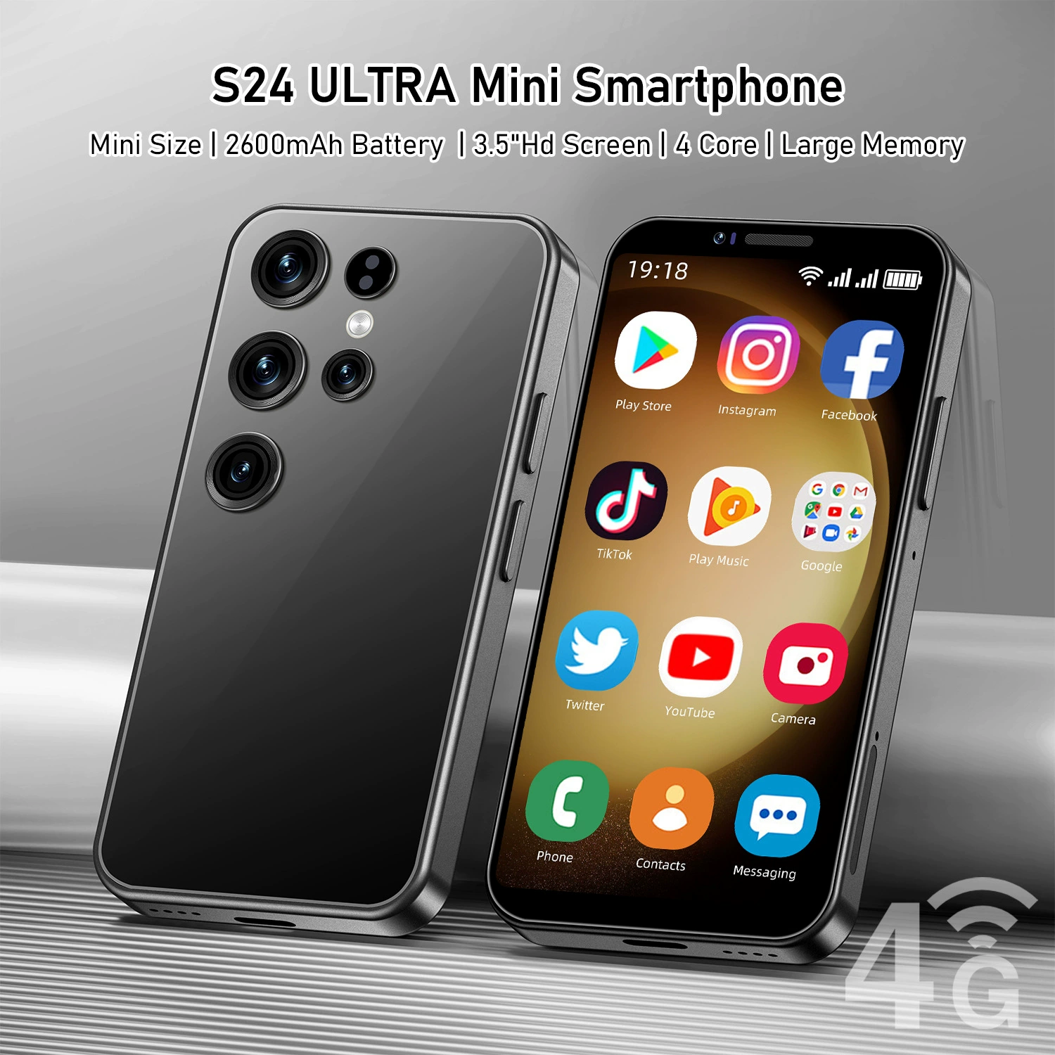 Новый Android-смартфон S24+ UITRAMINI, экспортная модель, недорогой, оптовая поставка