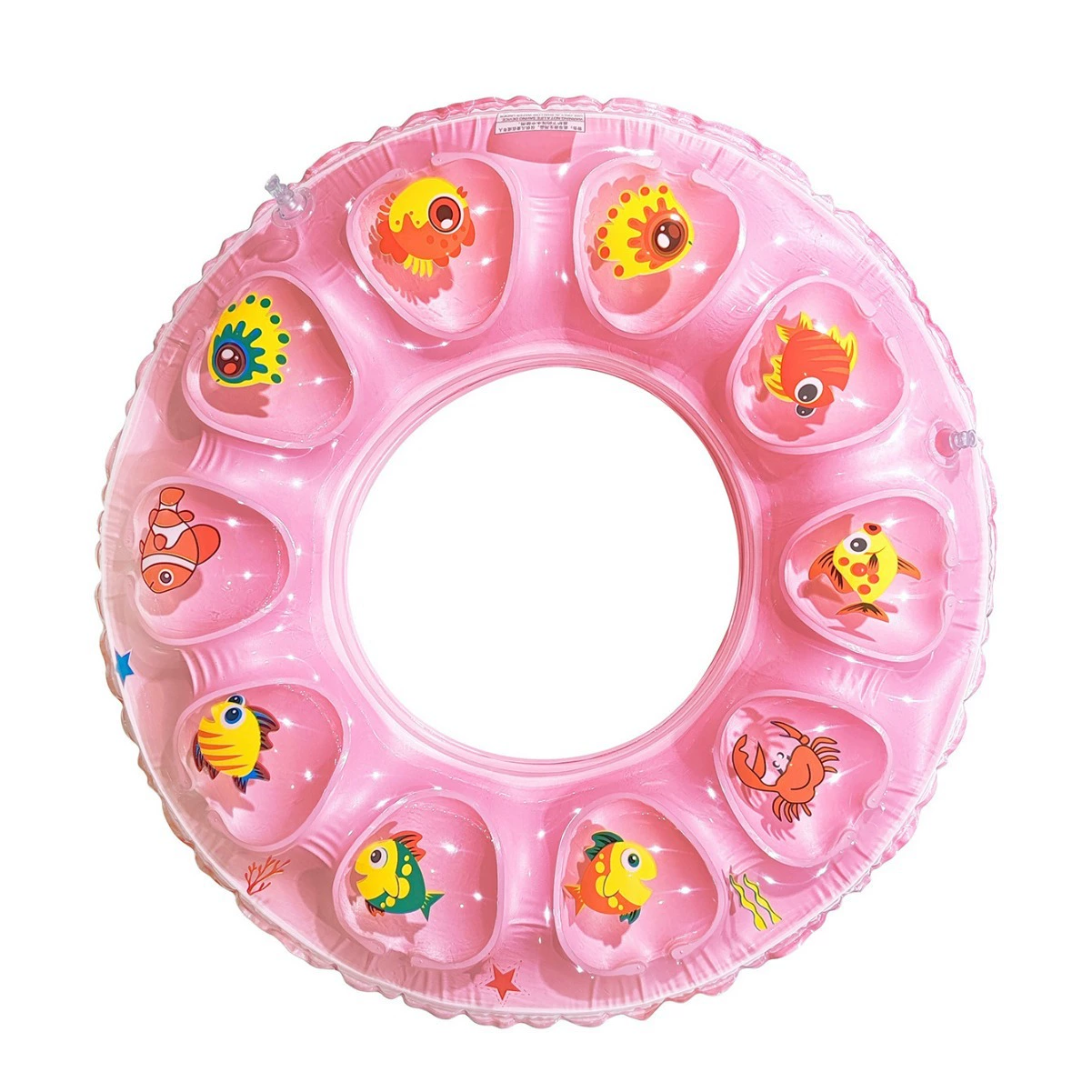 Оптовая продажа разноцветных двухслойных надувных подушек для детских плавательных кругов с мультяшными рисунками, утолщенных и милых, подходят для трансграничных продаж.