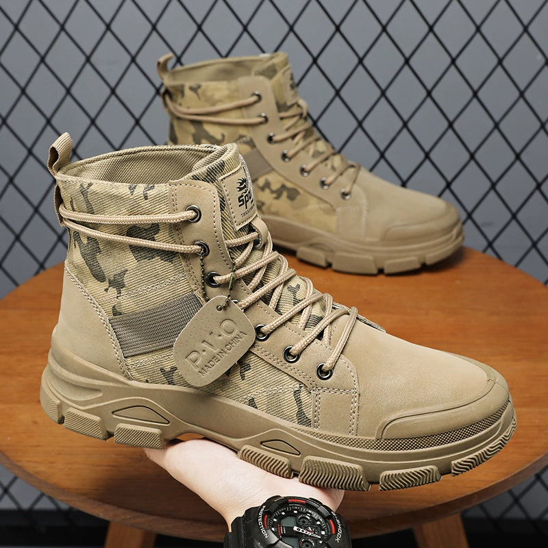 Трансграничные сапоги большого размера Martin мужские осенние высокие ботинки