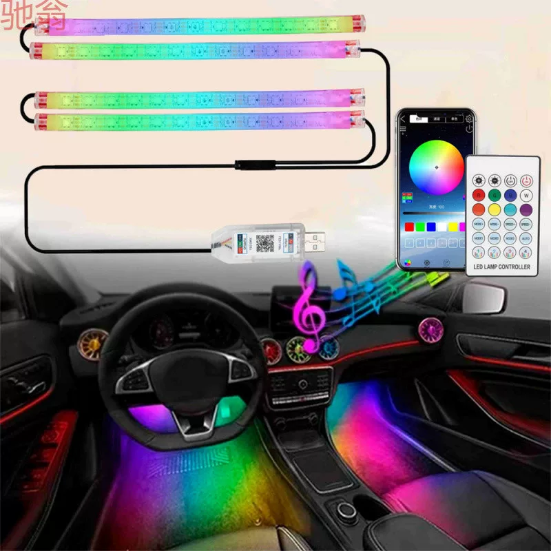 LED цветные музыкальные огни, 4V, новая коллекция