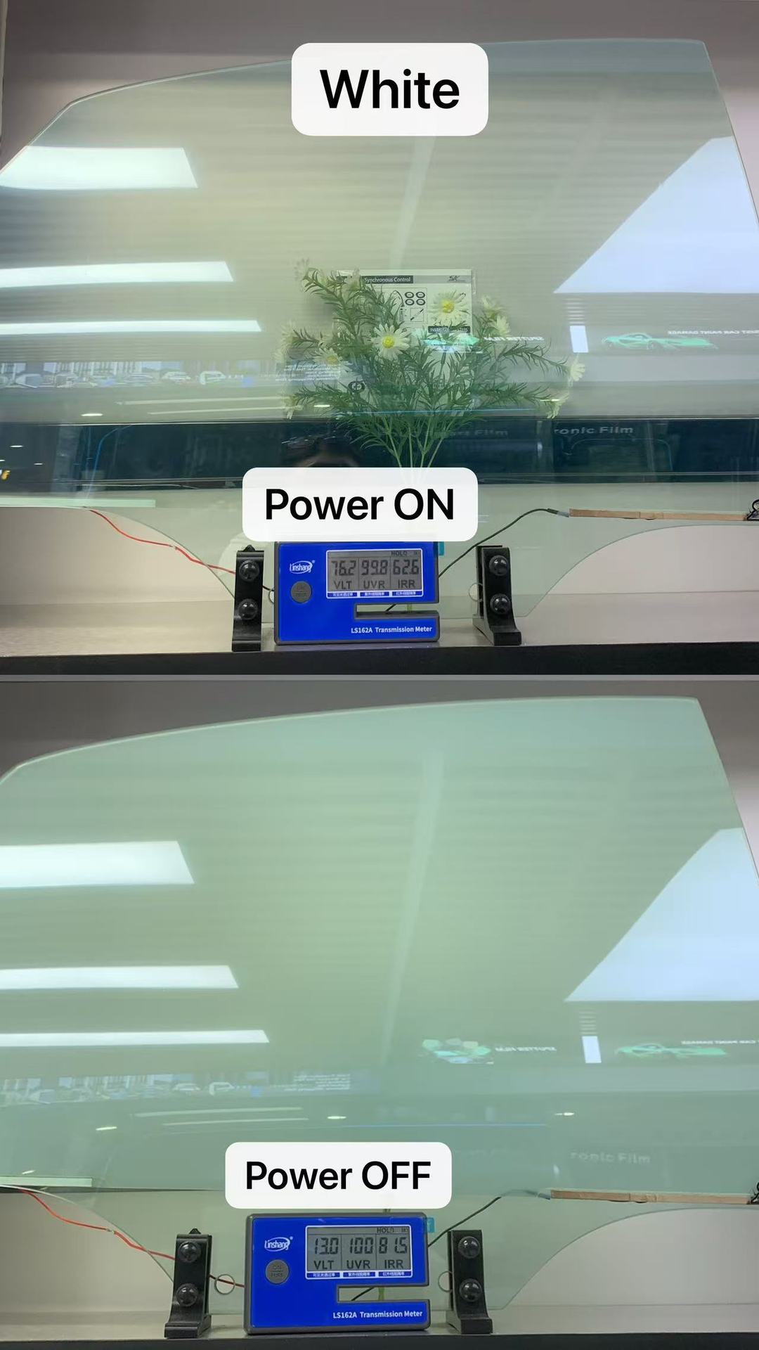 Automotive Dry-Adhesive Electrochromic Switchable Smart Pdlc Window Tint Film Intelligent Electro-Controlled Film