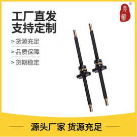 非标加工不锈钢梯形丝杠/正反牙左右旋粗牙螺杆T20*16/T16*16丝杆