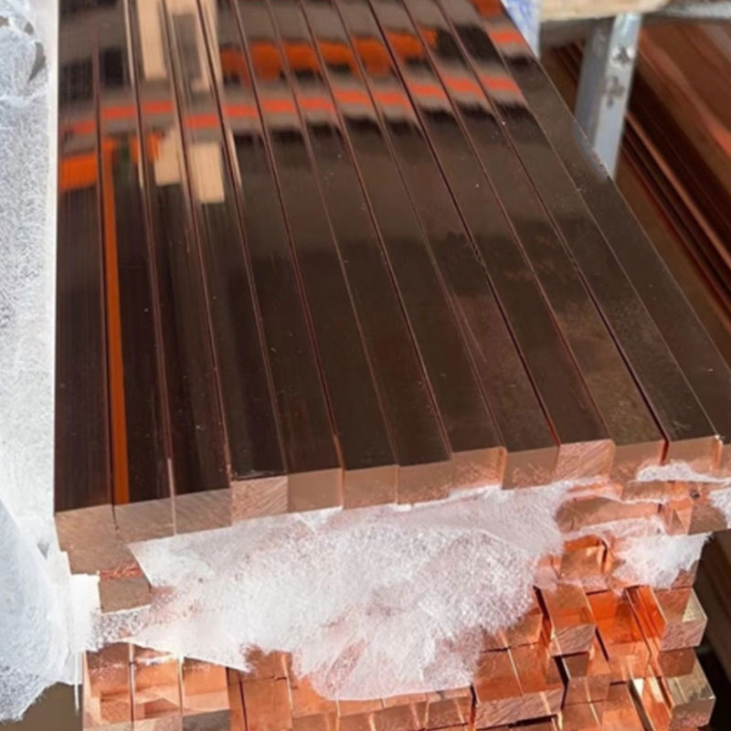 t2 barra de cobre estañado barra de cobre C1100 barra de cobre pura barra de cobre puesta a tierra barra de cobre sala de computadoras caja de distribución para gabinete eléctrico