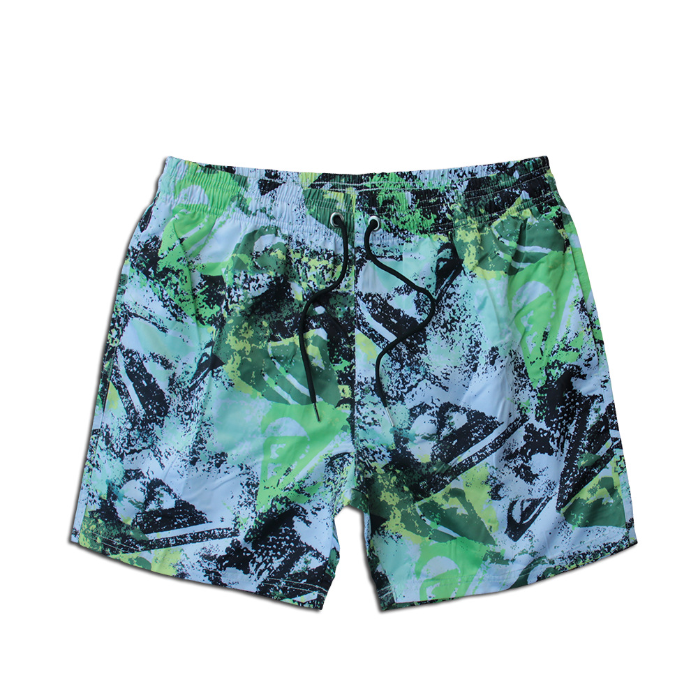 Quick Drying Men's Swim Trunks Casual Beach Shorts With Mesh Lining_voghion.com