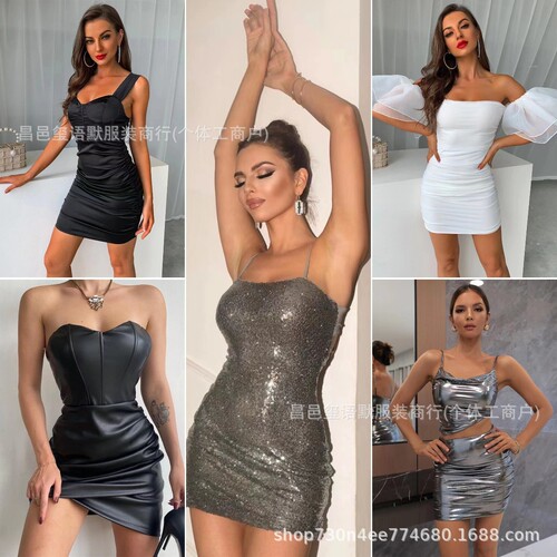 Middle East SHEIN Europe and America, hip dress, spring and summer women's clothing, hot girls, fashion wholesale