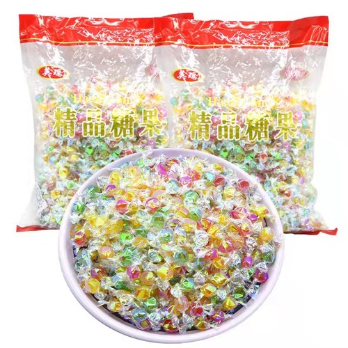 Paper Crane Fruit Hard Candy, Multicolored Fruit Candy, Mixed Flavor Candy, Bulk Wedding Celebration Happy Candy, Crystal Candy, Wholesale