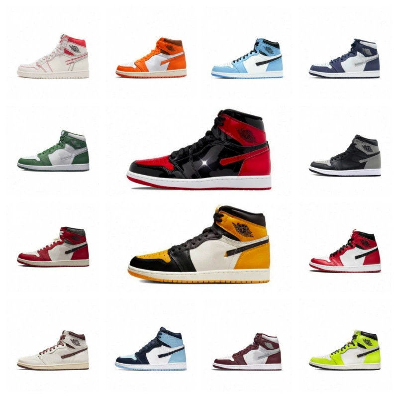 Air Jordan 1, тиффани, спортивная баскетбольная обувь для мужчин и женщин