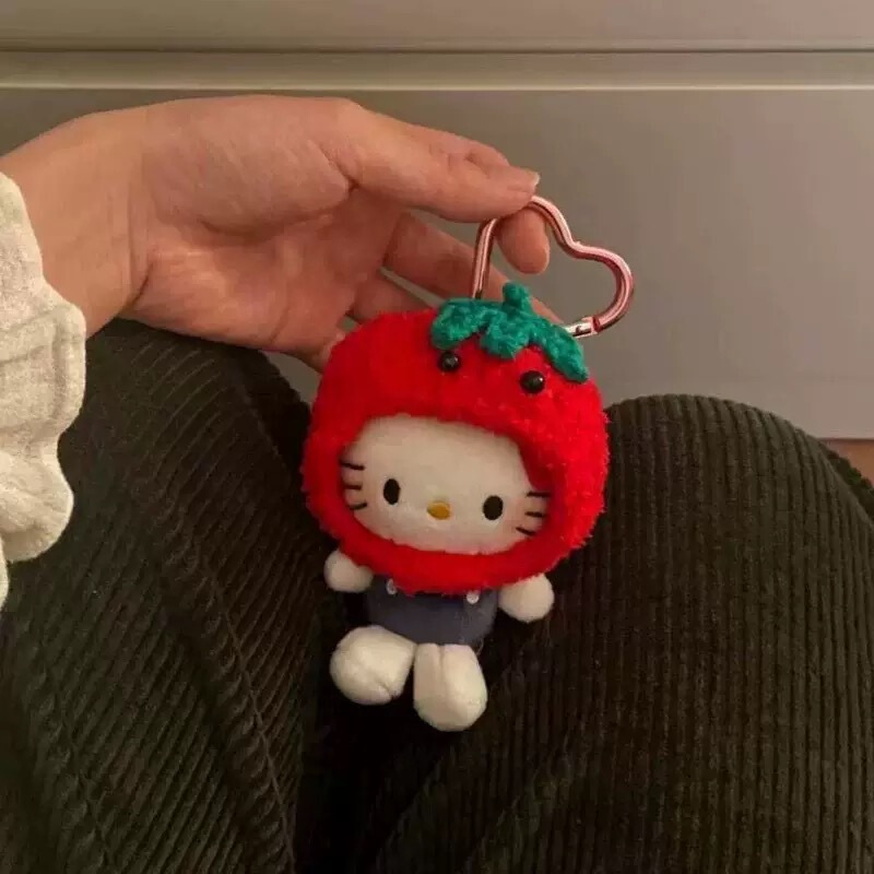 かわいいkitty猫のバッグストラップぬいぐるみのキーホルダー|undefined