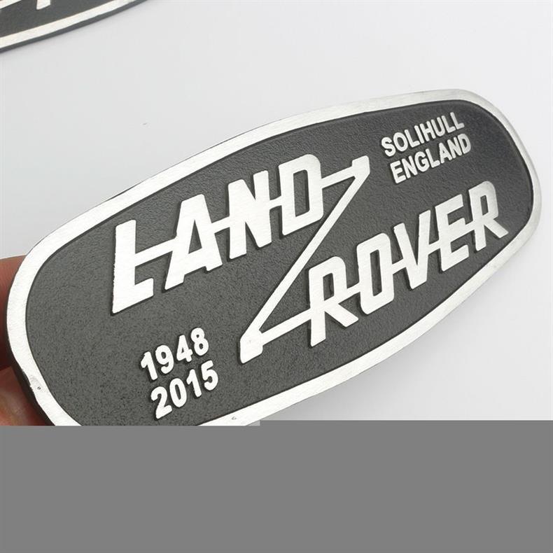 Suitable for Land Rover Defender Grille Emblem, Land Rover Car Emblem, Hood Emblem, Defender 15 Model Modified Grille Emblem