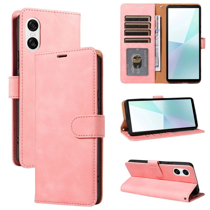 For Xperia 10 VI 2024 Phone Case Sony 1 VI Phone Leather Case Anti-theft Brush Flip Case For Xperia 10 VI 2024 Phone Case Sony 1 VI Phone Leather Case Anti-theft Brush Flip Case